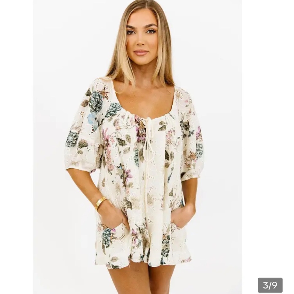 Eloise floral romper
